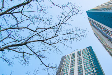 apartment building exterior, residential house facade