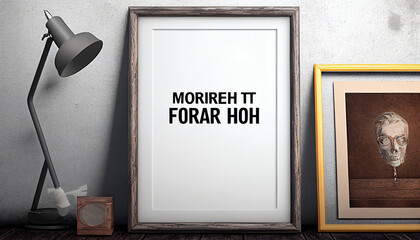 Mockup poster frame