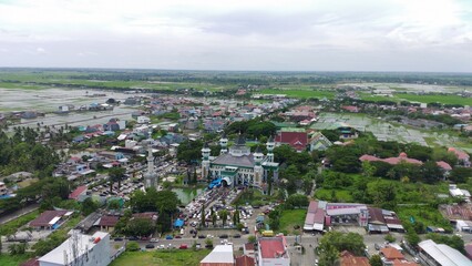 FIMI Drone Camera Al Munawwar Grand Mosque, Pinrang Regency