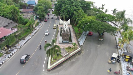 FIMI Drone Camera - Zero Kilometer Horse statue in the city of Parepare
