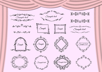 アンティークな飾り枠フレーム