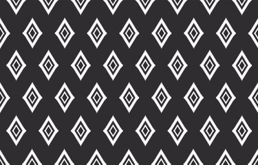  Geometric, Ethnic oriental ikat seamless pattern traditional design for background, carpet wallpaper, clothing,wrapping,batik,fabric ,vector illustration,embroidery style