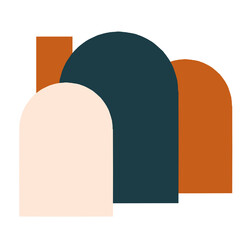 Geometric shape minimalist and modern 