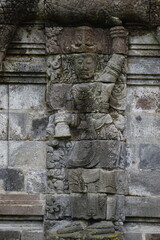 Obraz premium Carved stone of penataran temple (panataran temple), Blitar, East Java Indonesia