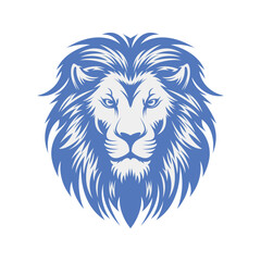 The Lion King of the Jungle A Symbol of Courage and Leadership, Mascot Logo Concept Vector Illustration Cartoon. Suitable For Logo, Wallpaper, Banner, Card, Book Illustration, T-Shirt, Sticker, Cover