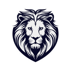 The Lion King of the Jungle A Symbol of Courage and Leadership, Mascot Logo Concept Vector Illustration Cartoon. Suitable For Logo, Wallpaper, Banner, Card, Book Illustration, T-Shirt, Sticker, Cover