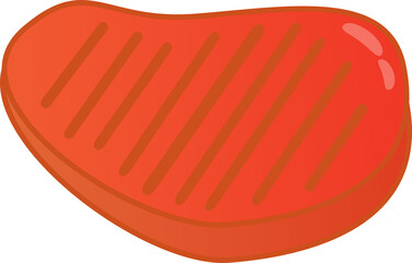 steak object isolated