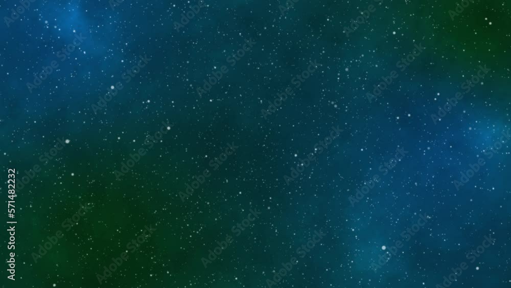 Canvas Prints starry night with changing colors smoothly, 4k loop background at 60fps.