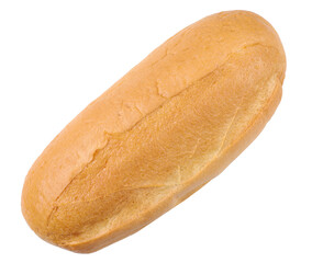 Whole bread, transparent background, close-up