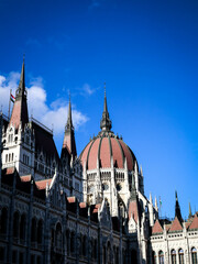 Obraz premium Hungarian parliament House in Budapest