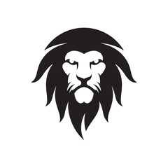 Lion head logo images illustration