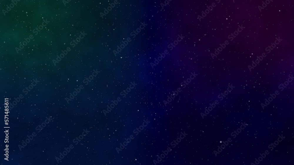 Wall mural colorful galaxies image in the universe. loopable motion 4k background at 60fps.