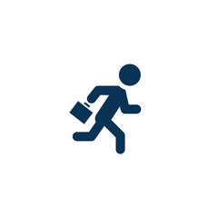 Businessman Running -  Transparent PNG