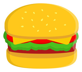 burger object sticker png