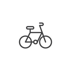 Bicycle line icon