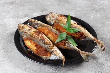 Solok Ikan Kembung is Traditional Malaysian Dish made from Fish filled with Grated Coconut then Fried. Ikan Sumbat Sambal Kelapa.