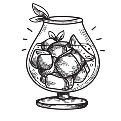 Juice Doodle Fruit Element