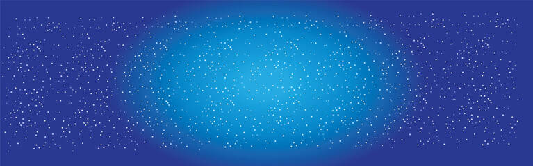 Night shining starry sky, blue space background with stars, cosmos