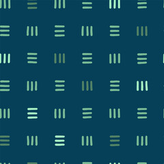 Vertical and horizontal dashes, seamless pattern. Design element for prints, background, template, web pages and textile pattern.