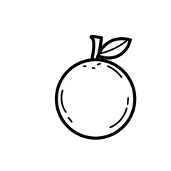 Line Fruit Icons Element