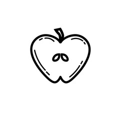 Line Fruit Icons Element