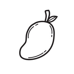 Line Fruit Icons Element