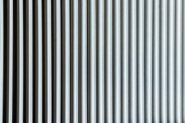 Parallel lines going into perspective close up