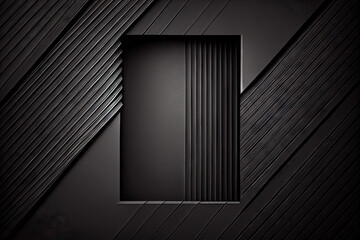 Abstract black background created with AI