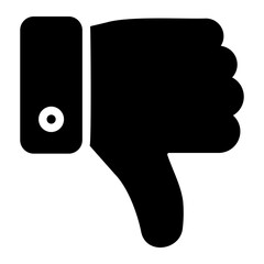 dislike glyph icon