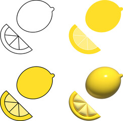 Pack of lemon icons