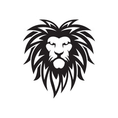 Lion head logo images illustration