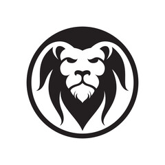 Obraz premium Lion head logo images illustration