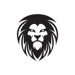 Lion head logo images illustration