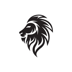 Lion head logo images illustration