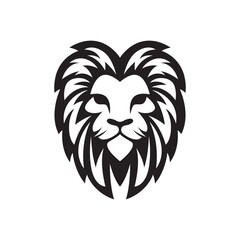 Lion head logo images illustration