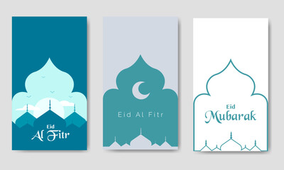 Eid Al Fitr Mosque Bundle Template