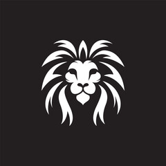 Lion head logo images illustration