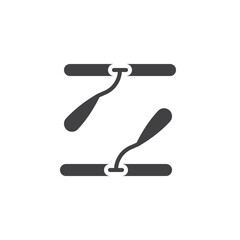 Windscreen wiper vector icon