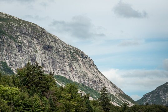 Cannon Cliff in Franconia Notch, New Hampshire