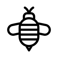 Showcase the beauty and elegance of your design with this stunning Black and White Bee Icon. Perfect for graphic designs, logos, mobile apps, posters, and more. 

