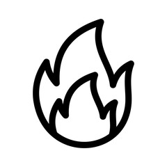 Showcase the beauty and elegance of your design with this stunning Black and White burn Icon. Perfect for graphic designs, logos, mobile apps, posters, and more. 
