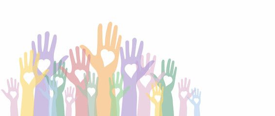 National volunteering banner, national volunteering month.