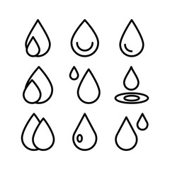 Showcase the beauty and elegance of your design with this stunning Black and White dewdrop Icon. Perfect for graphic designs, logos, mobile apps, posters and more. 
