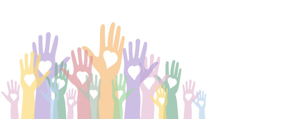 National volunteering banner, national volunteering month.