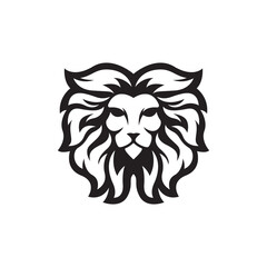 Obraz premium Lion head logo images illustration