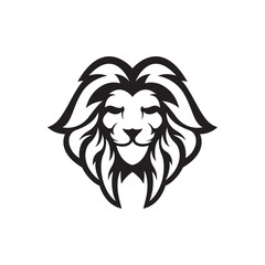 Fototapeta premium Lion head logo images illustration