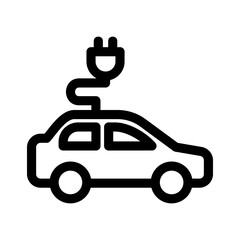 Showcase the beauty and elegance of your design with this stunning Black and White electric car Icon. Perfect for graphic designs, logos, mobile apps, posters and more. 
