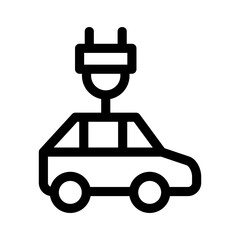 Showcase the beauty and elegance of your design with this stunning Black and White electric car Icon. Perfect for graphic designs, logos, mobile apps, posters and more. 
