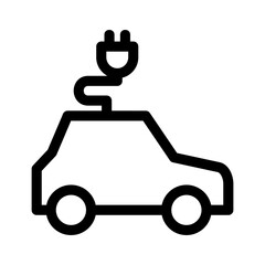 Showcase the beauty and elegance of your design with this stunning Black and White electric car Icon. Perfect for graphic designs, logos, mobile apps, posters and more. 
