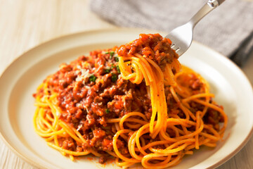 ミートソーススパゲッティ